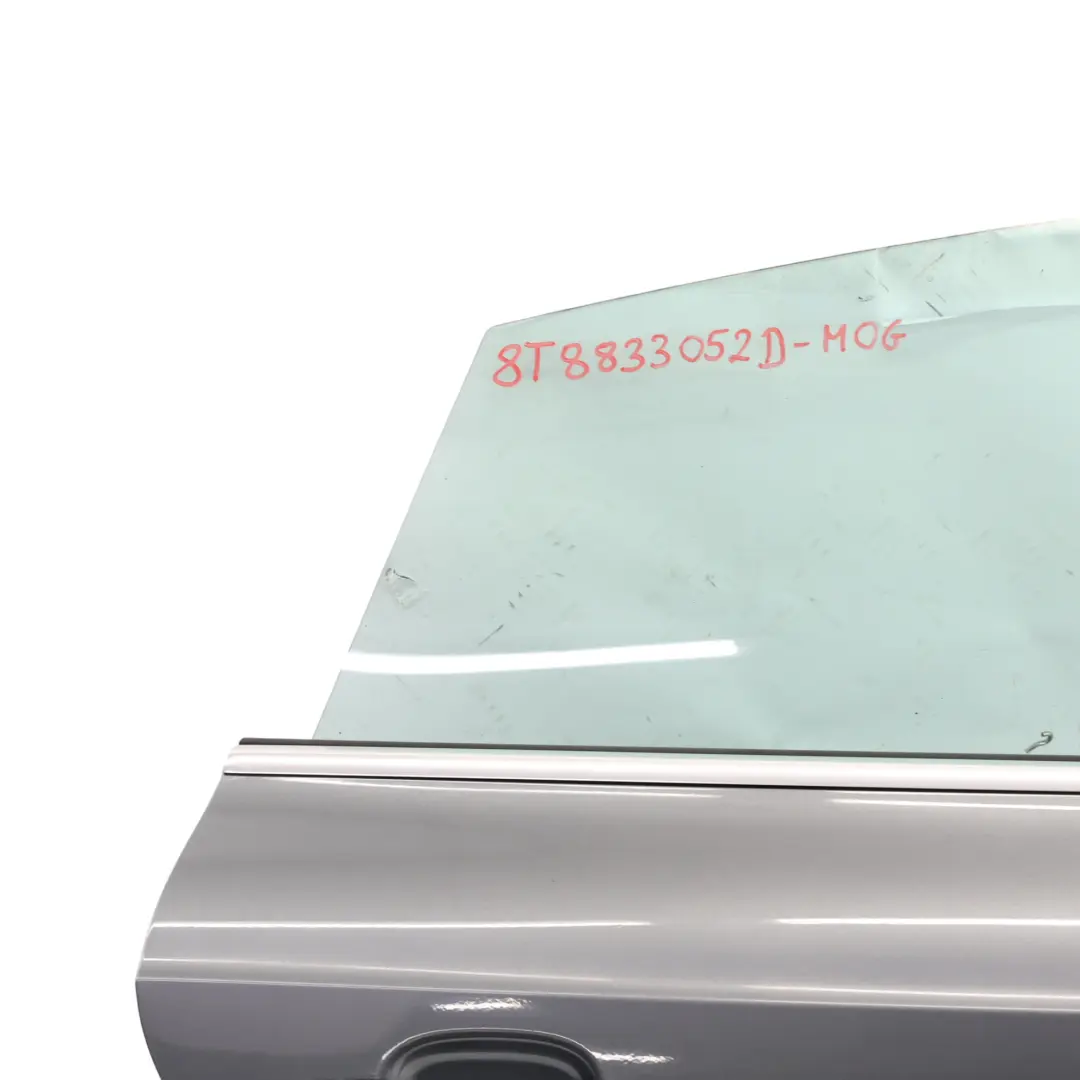 Sportback Puerta Trasera Derecha Monsoon Grey Gris Metalizado - X7R para Audi A5 8T con número de pieza 8T8833052D Audi A5 8T Sportback Puerta Trasera Derecha Monsoon Grey Gris Metalizado - X7R - SKU 8T8833052D-MOG - Número de pieza 8T8833052D