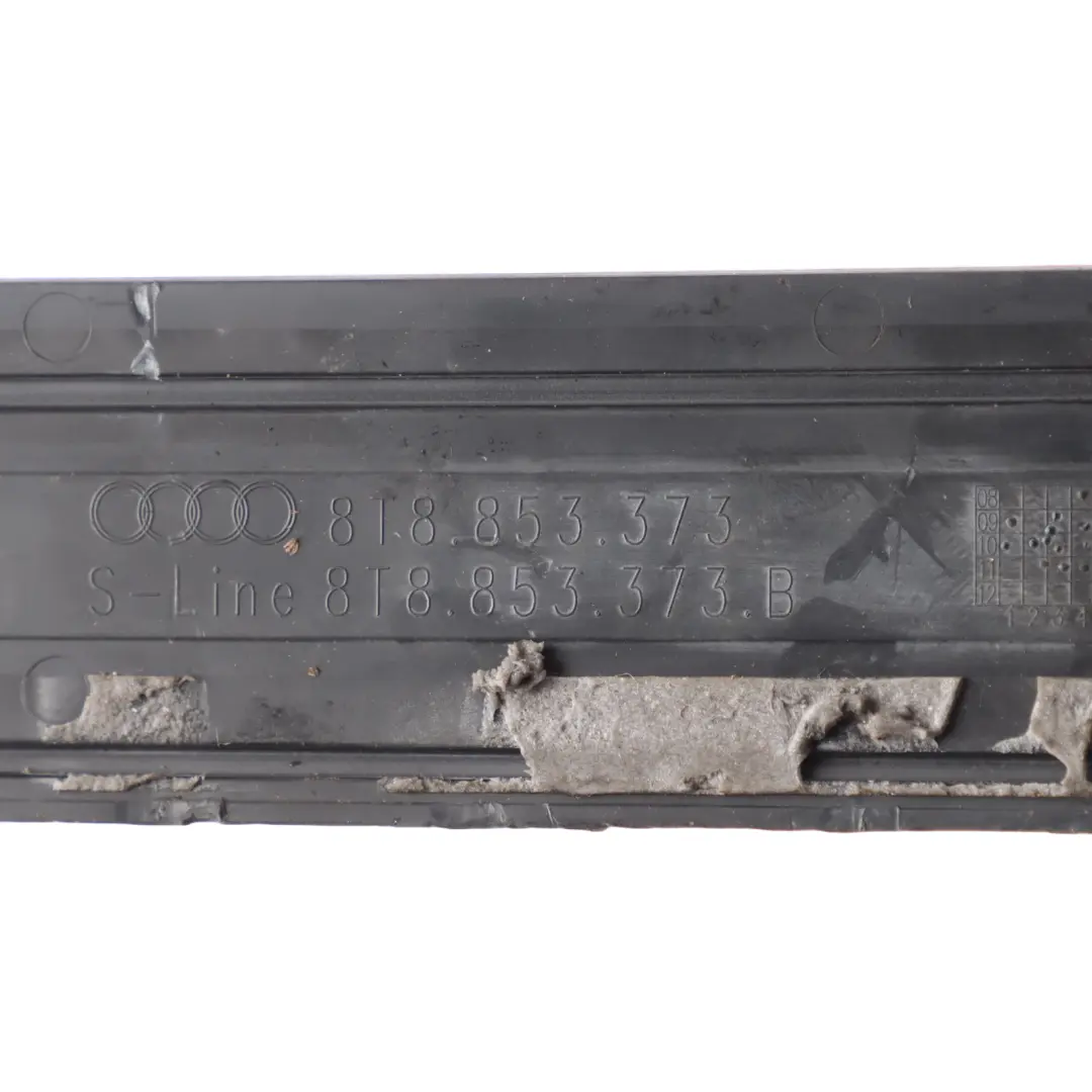 Sportback Door Sill Strip Kick Plate S-Line Front Left N/S to Audi A5 8T with Part number 8T8853373B Audi A5 8T Sportback Door Sill Strip Kick Plate S-Line Front Left N/S - SKU 8T8853373B - Part number 8T8853373B