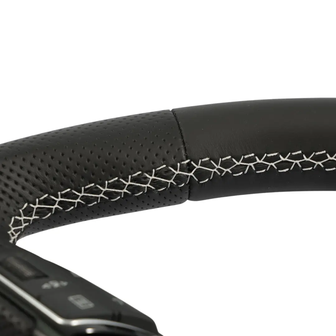 Lenkrad S Line NEU Schwarz Leder Weiß Gewinde für Audi Q3 8U mit Teilenummer 8U0419091R Audi Q3 8U Lenkrad S Line NEU Schwarz Leder Weiß Gewinde - SKU 8U0419091R-1 - Teilenummer 8U0419091R