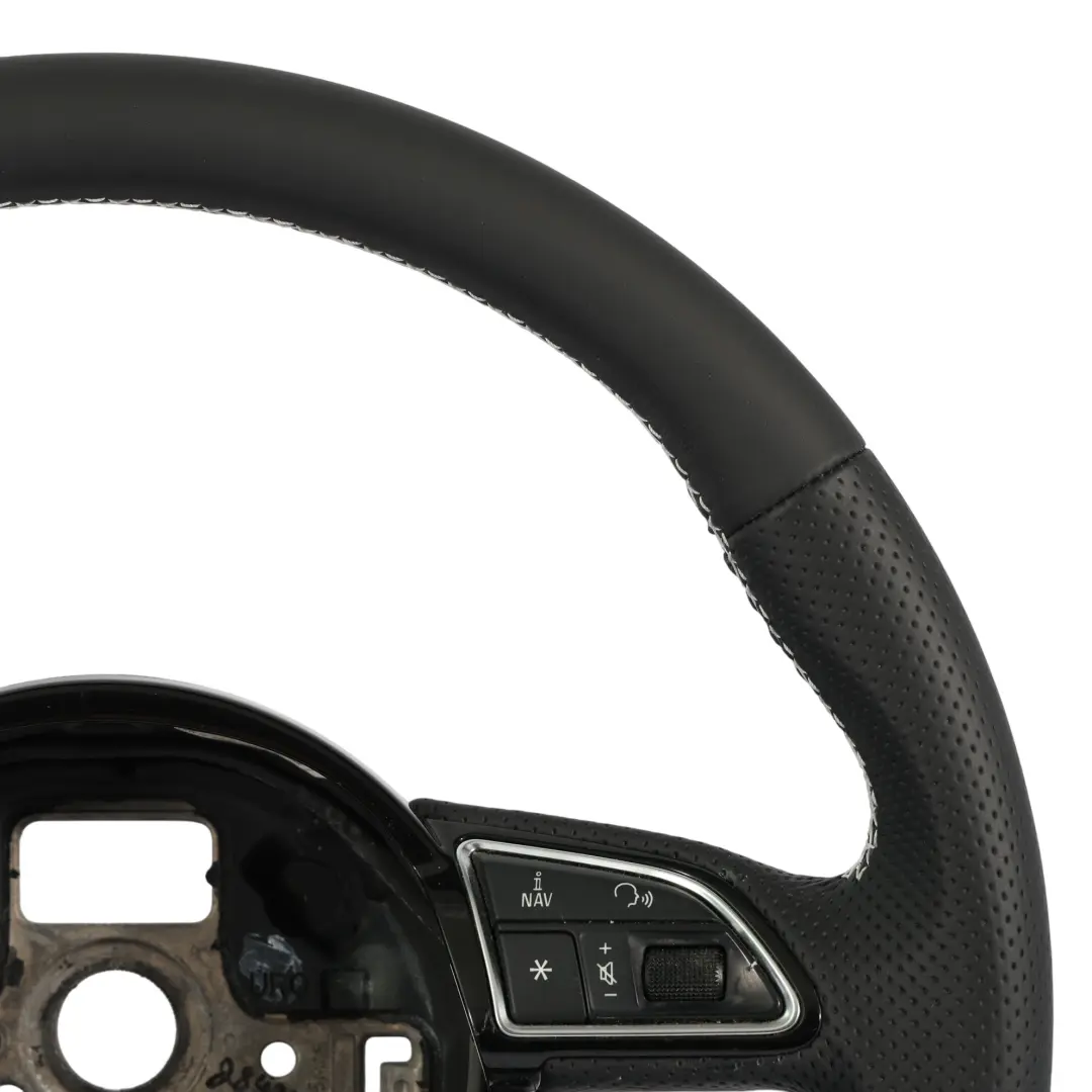 Lenkrad S Line NEU Schwarz Leder Weiß Gewinde für Audi Q3 8U mit Teilenummer 8U0419091R Audi Q3 8U Lenkrad S Line NEU Schwarz Leder Weiß Gewinde - SKU 8U0419091R-1 - Teilenummer 8U0419091R