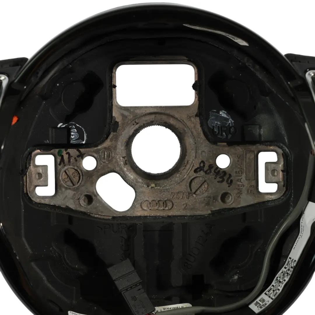 Audi Q3 8U Lenkrad S Line NEU Schwarz Leder Weiß Gewinde - SKU 8U0419091R-1 - Teilenummer 8U0419091R