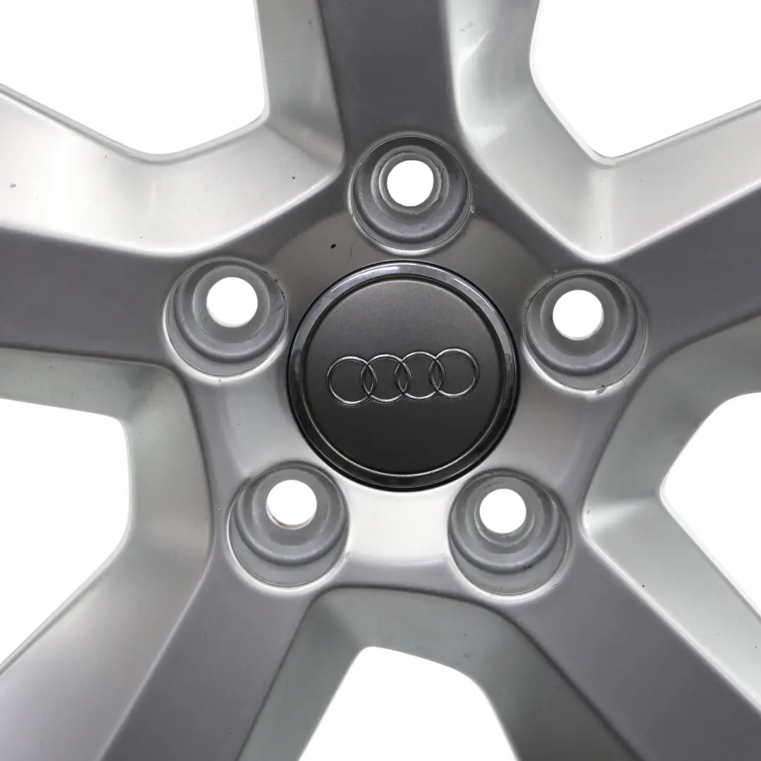 Audi Q3 8U Silver Wheel Alloy Rim 18" 7J ET:43 Star Spoke - SKU 8U0601025G-3 - Part number 8U0601025G