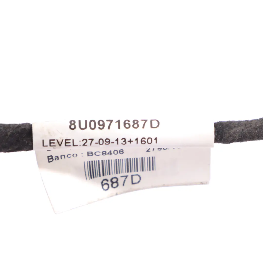 Door Loom Wiring Harness Cable Rear Left Right N/O/S to Audi Q3 8U with Part number 8U0971687D Audi Q3 8U Door Loom Wiring Harness Cable Rear Left Right N/O/S - SKU 8U0971687D - Part number 8U0971687D