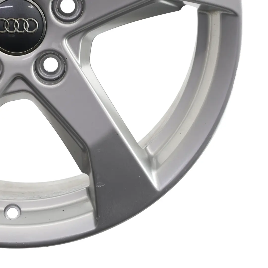 Audi A3 8V Silberne Leichtmetallfelge 17" ET:51 7,5J Sternspeiche - SKU 8V0601025CT-1 - Teilenummer 8V0601025CT