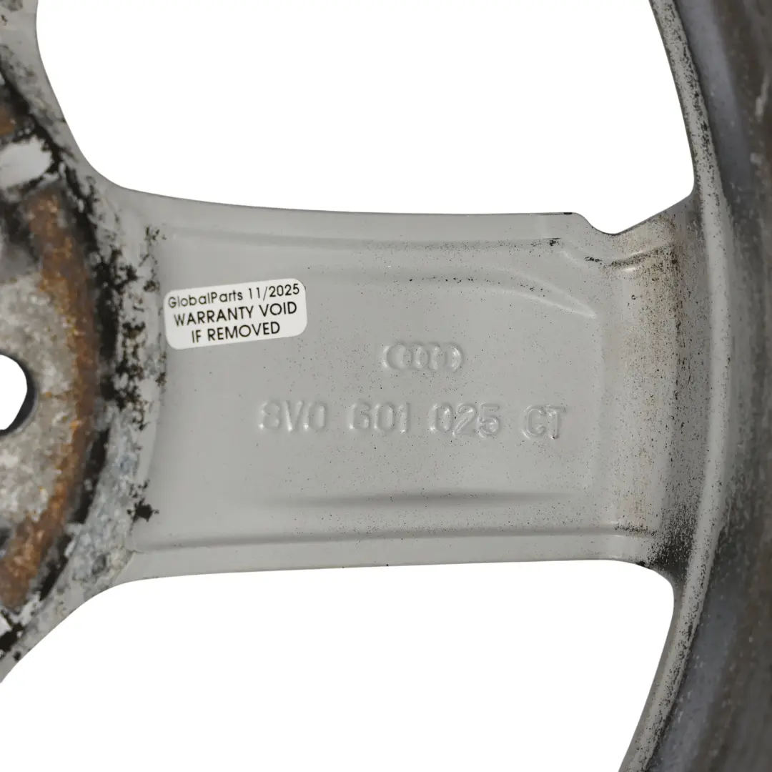 Alloy Rim 17" ET:51 7,5J Star Spoke 8V0601025CT to Audi A3 8V Silver Wheel with Part number 8V0601025CT-2 Audi A3 8V Silver Wheel Alloy Rim 17" ET:51 7,5J Star Spoke 8V0601025CT - SKU 8V0601025CT-2 - Part number 8V0601025CT-2