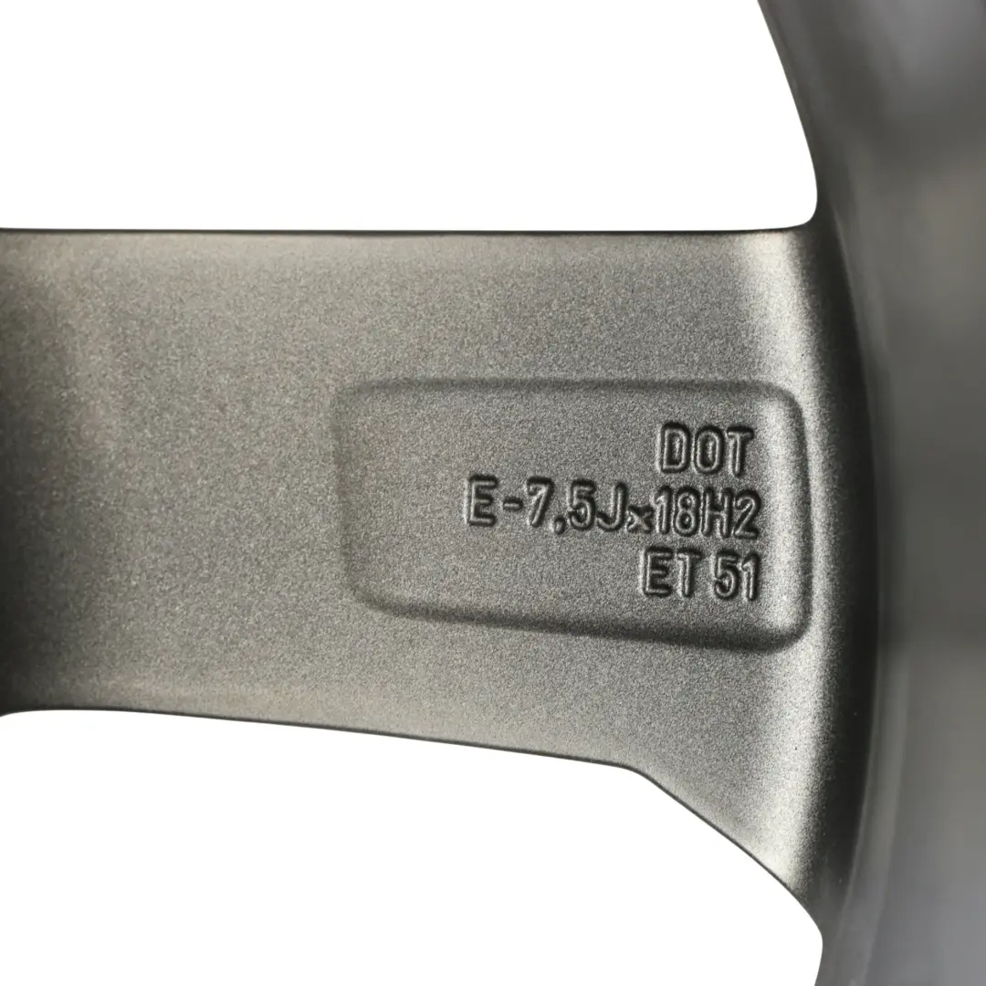 Llanta De Aleación Turbine 18" ET:51 7,5J para Audi A3 8V con número de pieza 8V0601025DS Audi A3 8V Llanta De Aleación Turbine 18" ET:51 7,5J - SKU 8V0601025DS-2 - Número de pieza 8V0601025DS