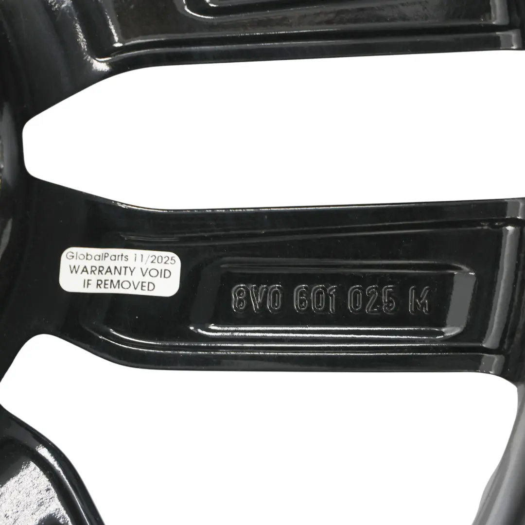 Audi A3 8V Cerchio In Lega Nero 18" ET:51 7,5J - SKU 8V0601025M-4 - Numero di parte 8V0601025M