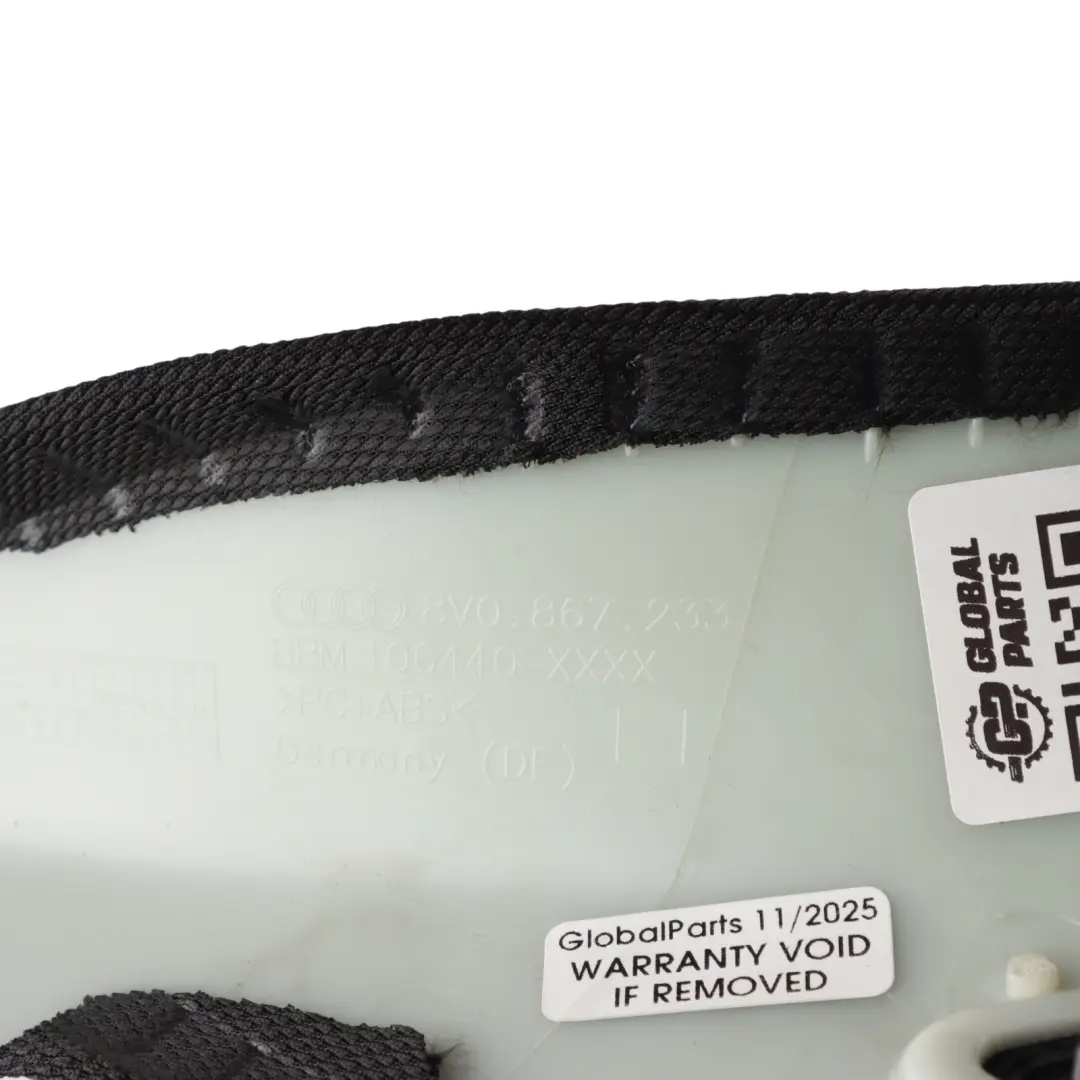 Säule A Säule Trim Abdeckung Panel Vorne Links Schwarz für Audi A3 S3 8V mit Teilenummer 8V0867233 Audi A3 S3 8V Säule A Säule Trim Abdeckung Panel Vorne Links Schwarz - SKU 8V0867233-1 - Teilenummer 8V0867233