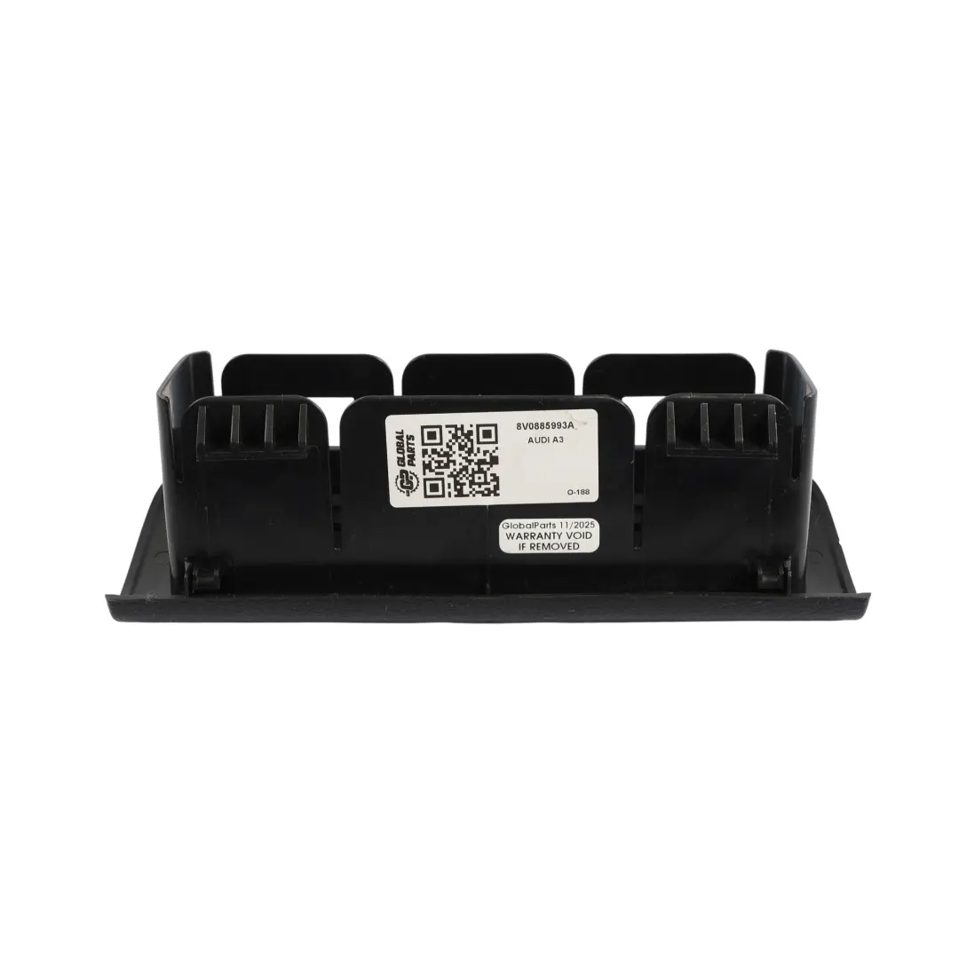 Audi A3 8V Sedile Posteriore Panchina Vano Portaoggetti Copertura - SKU 8V0885993A - Numero di parte 8V0885993A