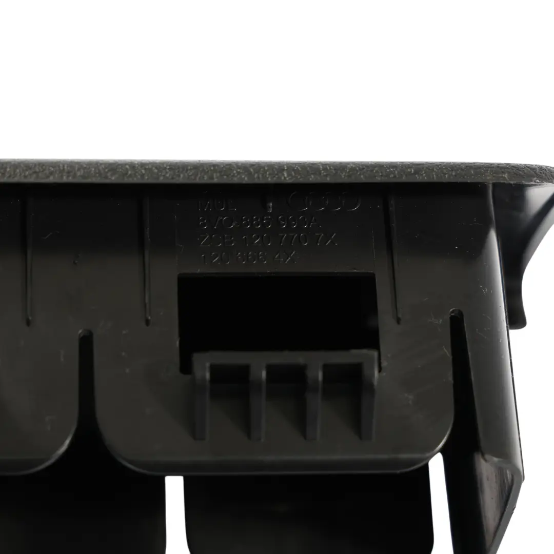 Audi A3 8V Rear Seat Bench Storage Compartment Trim Cover Insert - SKU 8V0885993A - Part number 8V0885993A