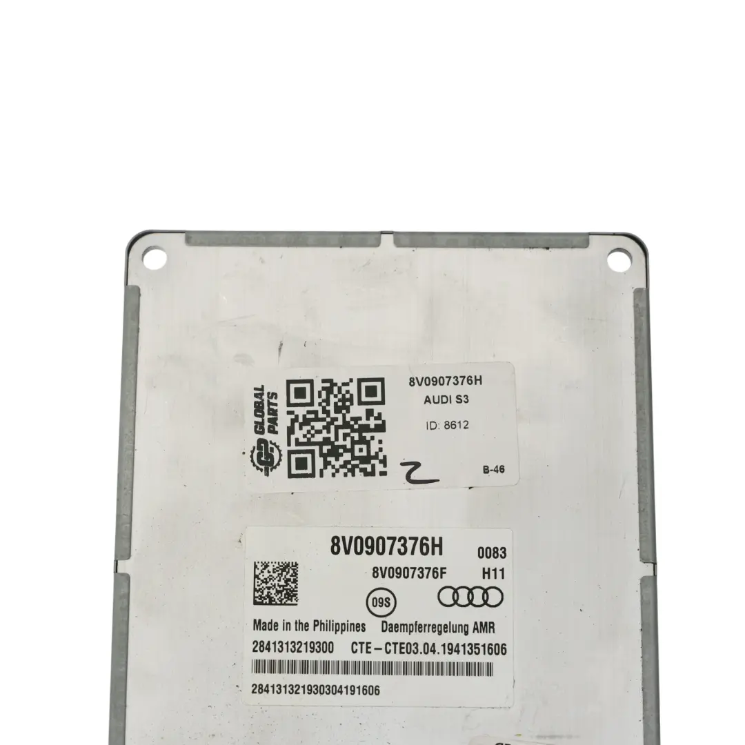 Audi A3 S3 8V Modulo AMR Unità Di Controllo Sospensione Posteriore - SKU 8V0907376H - Numero di parte 8V0907376H