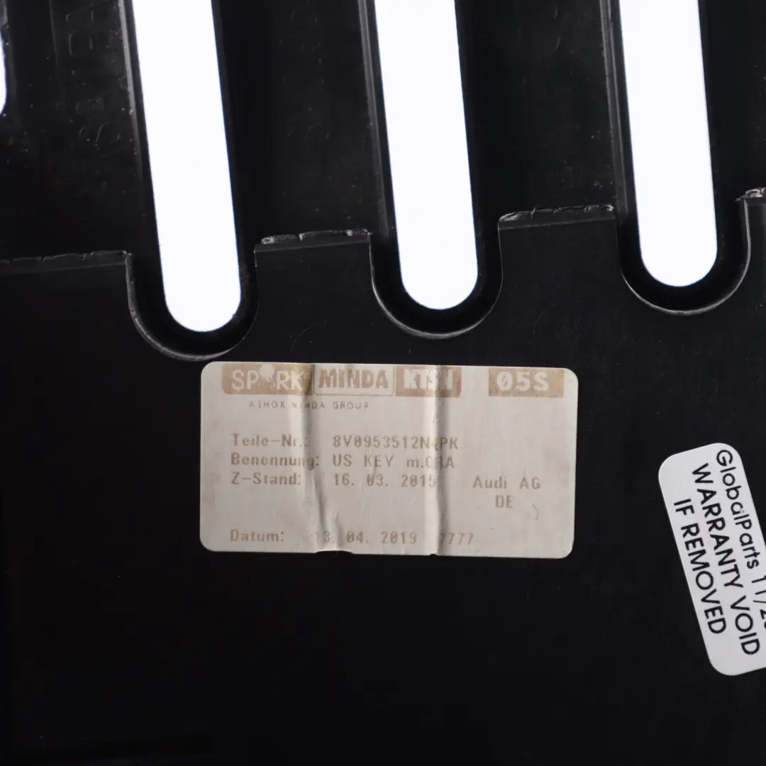 Audi A3 S3 8V Steering Column Cover Trim Surround Panel - SKU 8V0953512N - Part number 8V0953512N