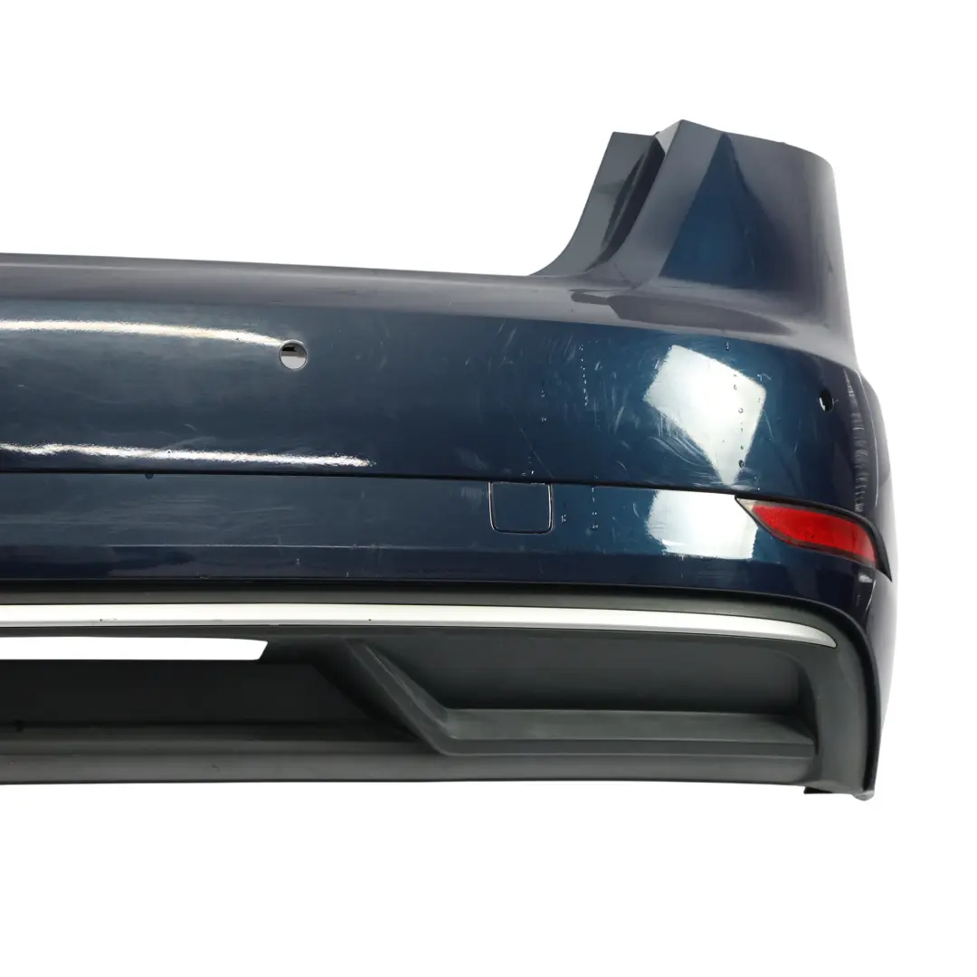Audi A3 8V Rear Bumper Trim Panel Covering Cosmos Blue Metallic - X5E - SKU 8V4807067L-COBL - Part number 8V4807067L