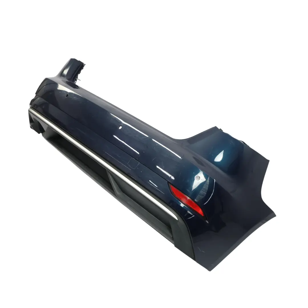 Bumper Trim Panel Covering Cosmos Blue Metallic - X5E to Audi A3 8V Rear with Part number 8V4807067L Audi A3 8V Rear Bumper Trim Panel Covering Cosmos Blue Metallic - X5E - SKU 8V4807067L-COBL - Part number 8V4807067L