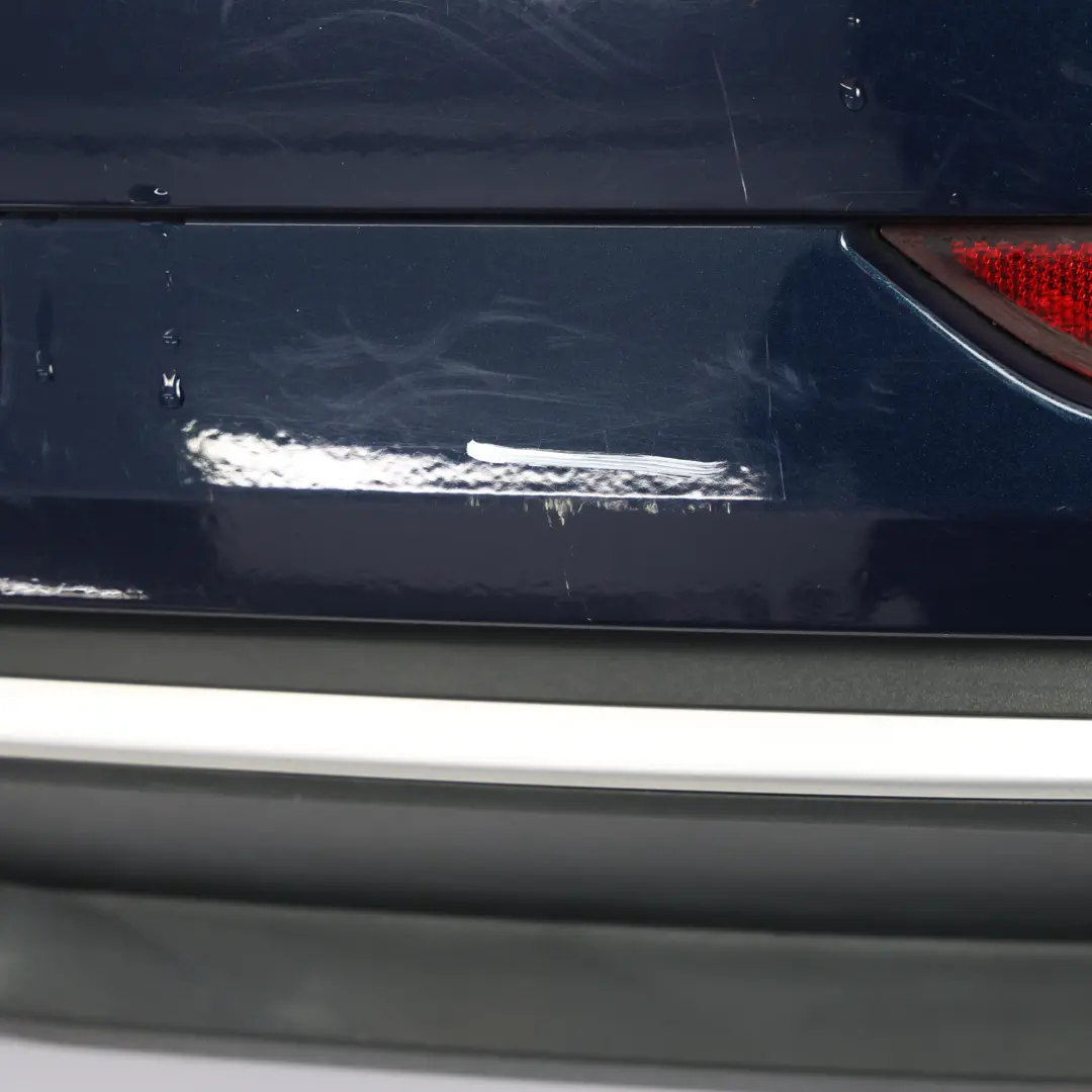 Audi A3 8V Rear Bumper Trim Panel Covering Cosmos Blue Metallic - X5E - SKU 8V4807067L-COBL - Part number 8V4807067L