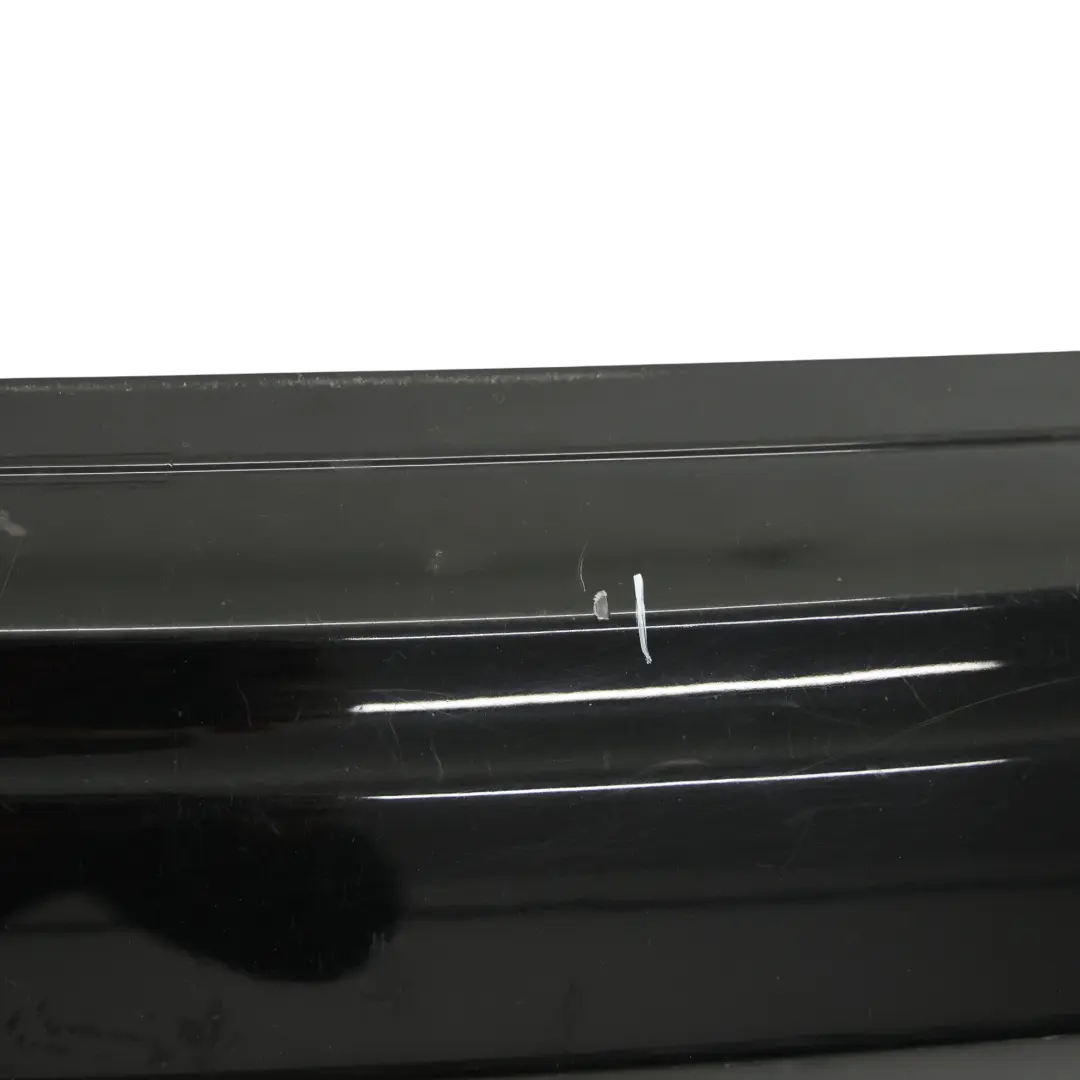 Bumper Trim Panel Covering Mythical Black Metallic - Y9T to Audi S3 8V Rear with Part number 8V4807067P Audi S3 8V Rear Bumper Trim Panel Covering Mythical Black Metallic - Y9T - SKU 8V4807067P-MYB - Part number 8V4807067P