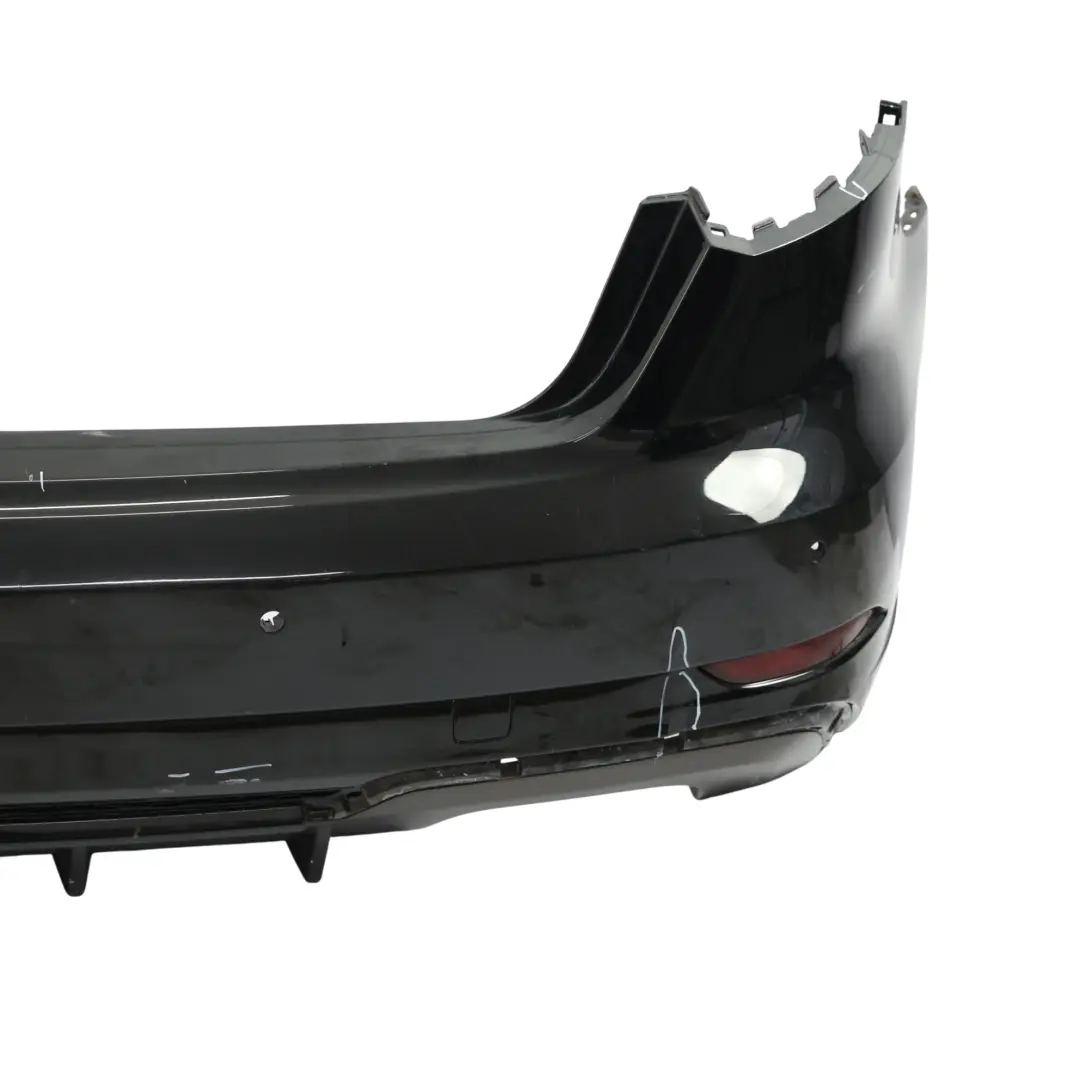 Audi S3 8V Rear Bumper Trim Panel Covering Mythical Black Metallic - Y9T - SKU 8V4807067P-MYB - Part number 8V4807067P
