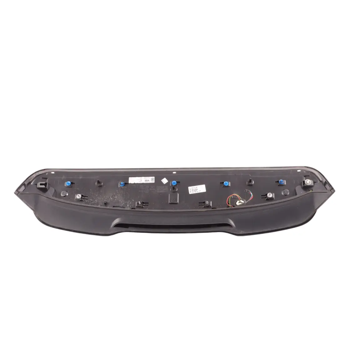 Audi A3 S3 8V Sportback Rear Spoiler Boot Lid Tailgate Trim Mythical Black - Y9T - SKU 8V4827933C-MYB - Part number 8V4827933C