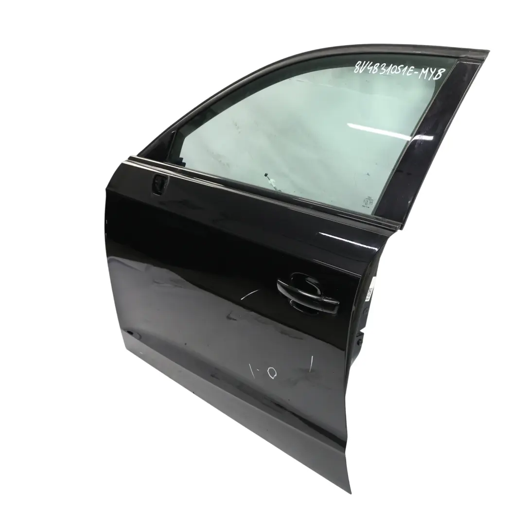 Audi A3 8V Door Front Left N/S Mythical Black Metallic - Y9T - SKU 8V4831051E-MYB - Part number 8V4831051E