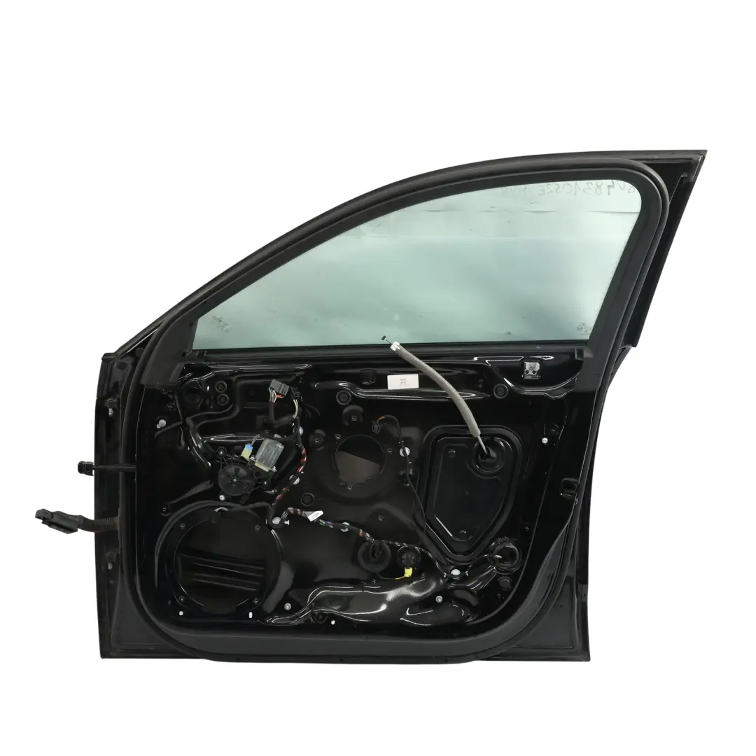 Sportback Door Front Right O/S Mythical Black Metallic - Y9T to Audi A3 8V with Part number 8V4831052E Audi A3 8V Sportback Door Front Right O/S Mythical Black Metallic - Y9T - SKU 8V4831052E-MYB - Part number 8V4831052E