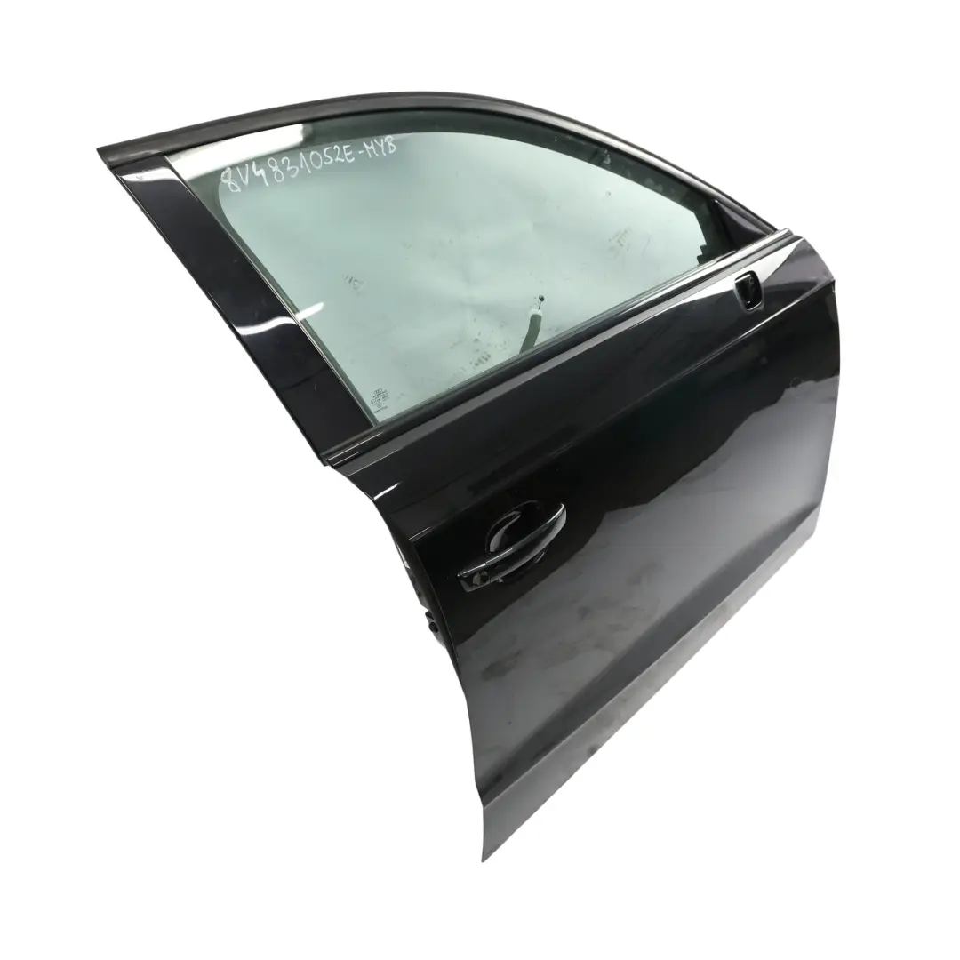 Sportback Porte Avant Droite Mythical Black Metallic Noir - Y9T pour Audi A3 8V à propos du numéro de pièce 8V4831052E Audi A3 8V Sportback Porte Avant Droite Mythical Black Metallic Noir - Y9T - SKU 8V4831052E-MYB - Numéro de pièce 8V4831052E