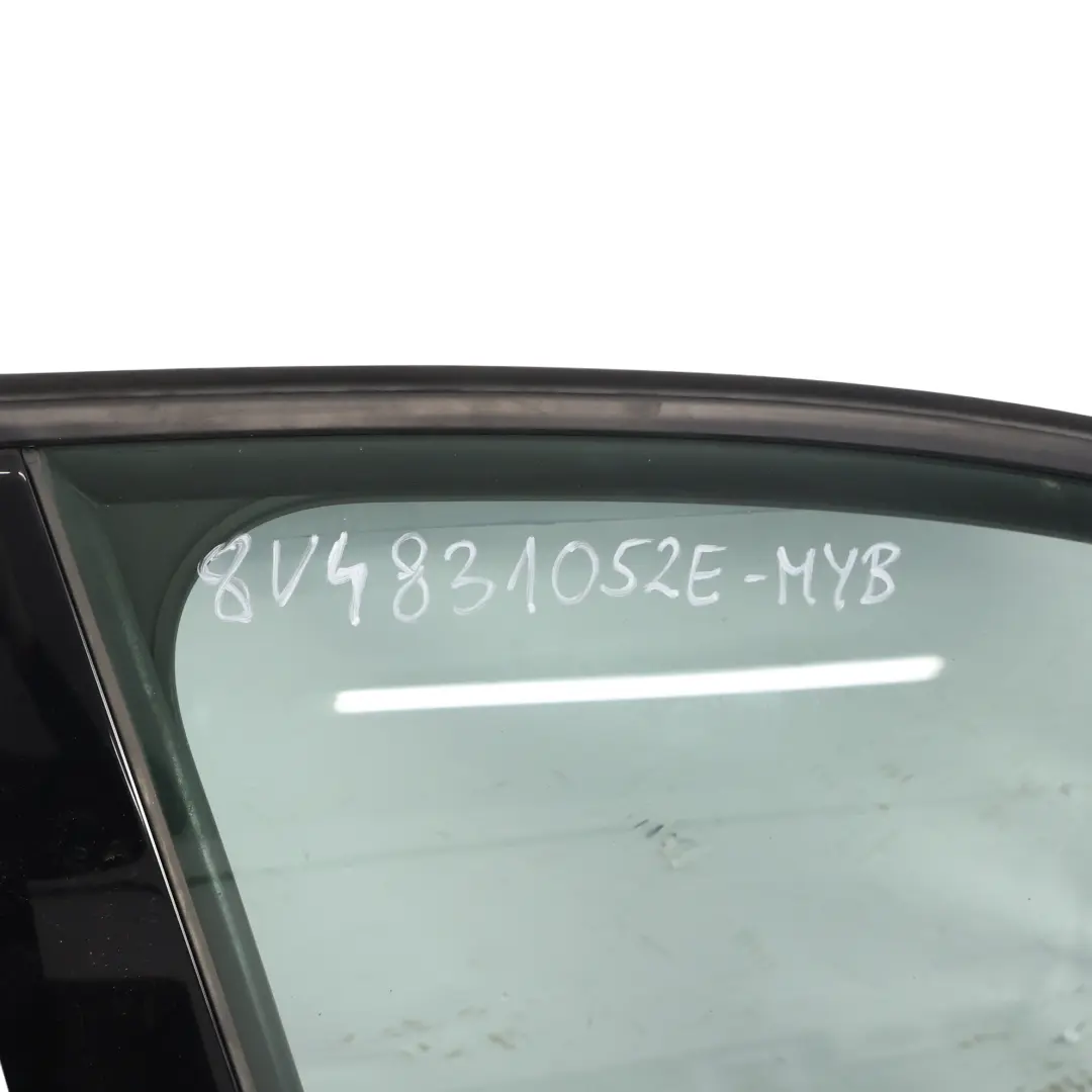 Sportback Porte Avant Droite Mythical Black Metallic Noir - Y9T pour Audi A3 8V à propos du numéro de pièce 8V4831052E Audi A3 8V Sportback Porte Avant Droite Mythical Black Metallic Noir - Y9T - SKU 8V4831052E-MYB - Numéro de pièce 8V4831052E