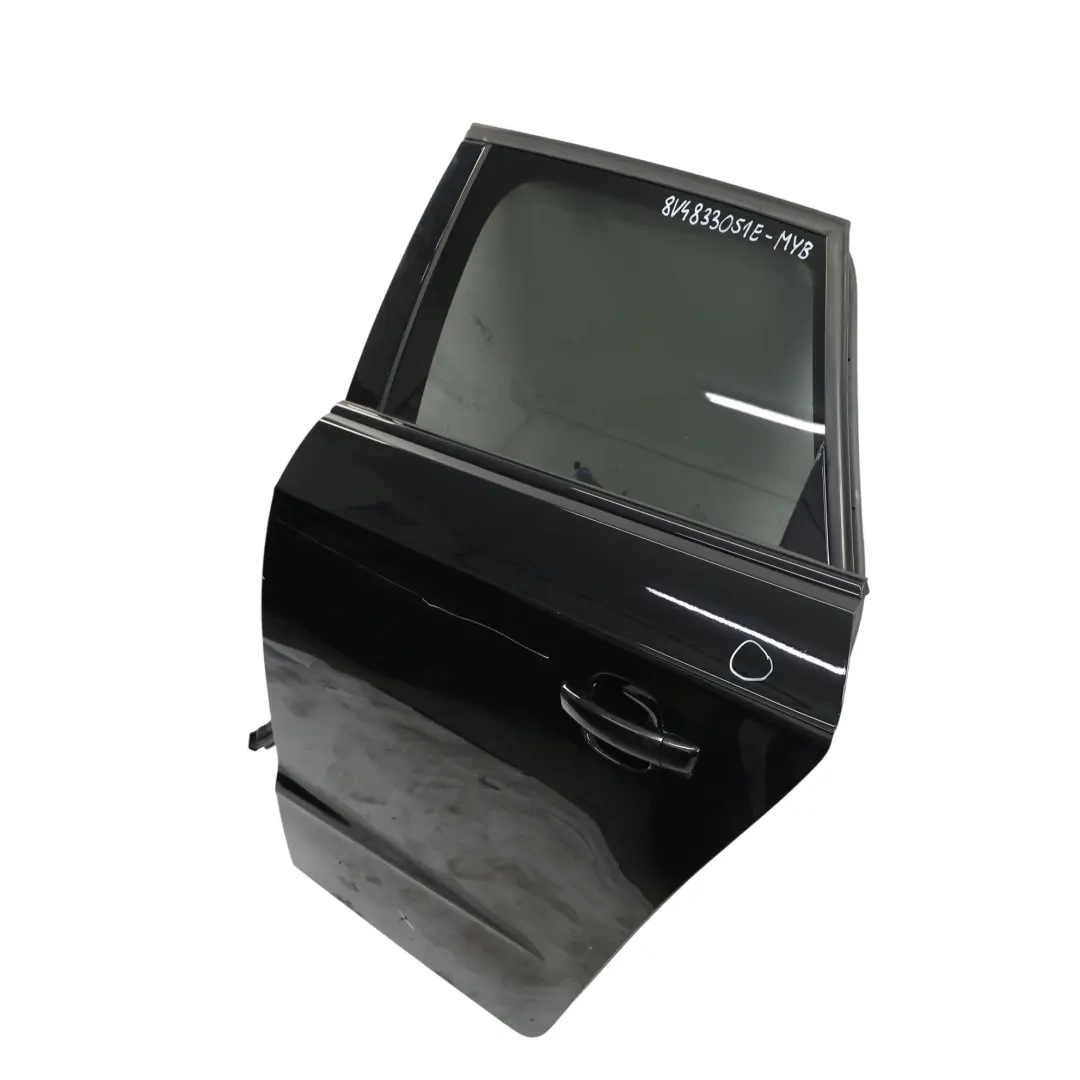 Audi A3 8V Sportback Rear Left N/S Door Mythical Black Metallic - Y9T - SKU 8V4833051E-MYB - Part number 8V4833051E