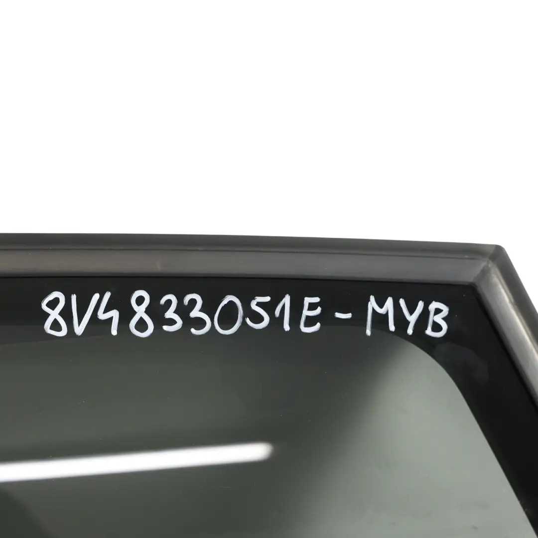 Sportback Rear Left N/S Door Mythical Black Metallic - Y9T to Audi A3 8V with Part number 8V4833051E Audi A3 8V Sportback Rear Left N/S Door Mythical Black Metallic - Y9T - SKU 8V4833051E-MYB - Part number 8V4833051E