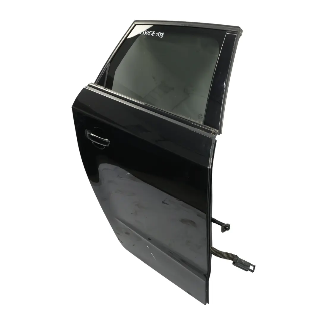 Audi A3 8V Sportback Rear Right O/S Door Mythical Black Metallic - Y9T - SKU 8V4833052E-MYB - Part number 8V4833052E