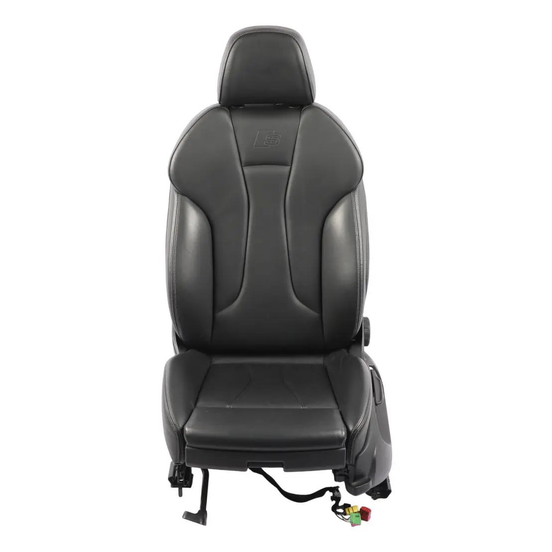 Audi A3 S3 8V 5D Sportback Front Seat Sport Heated Leather Soul Black Left N/S 