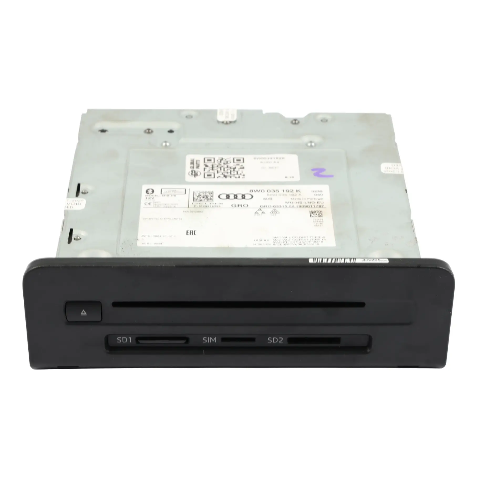 Audi A4 B9 Czytnik Multimedia Nawigacja MMI CD SD 8W0035192K