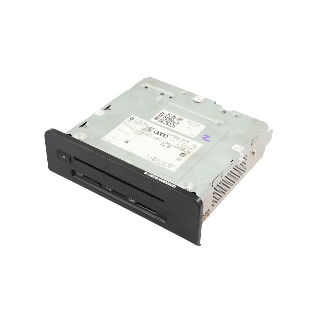 Audi A4 B9 Multimedia Stereo Sat Nav SD CD Spieler Radio Hauptgerät - SKU 8W0035192K - Teilenummer 8W0035192K