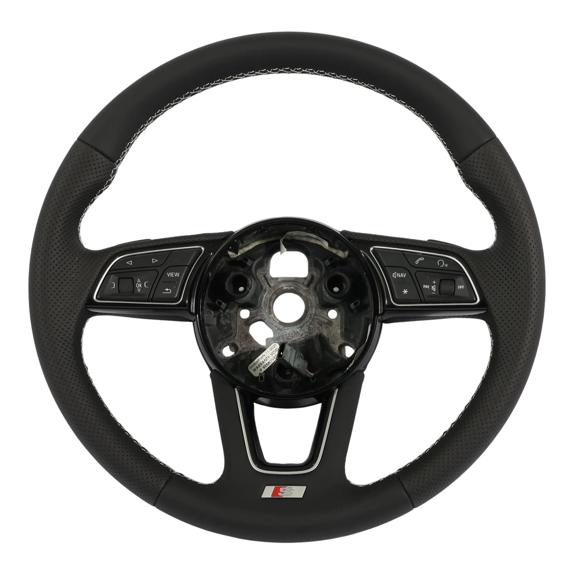 Audi A4 B9 A5 F5 Kierownica S-Line NOWA Czarna Skóra Łopatki 8W0419091CS