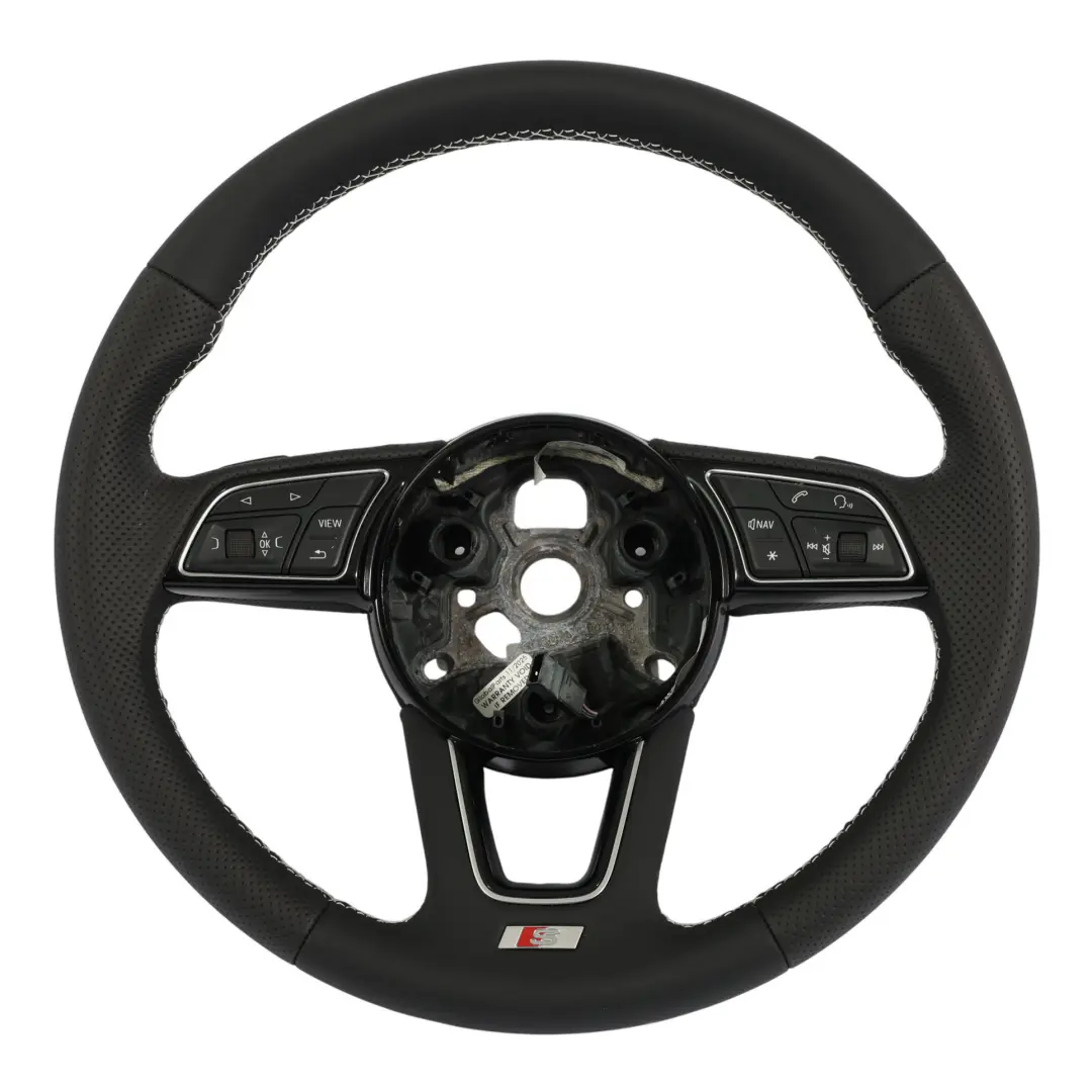 Volant S-Line NOUVEAU Palettes En Cuir Noir pour Audi A4 B9 A5 F5 à propos du numéro de pièce 8W0419091CS Audi A4 B9 A5 F5 Volant S-Line NOUVEAU Palettes En Cuir Noir - SKU 8W0419091CS-1 - Numéro de pièce 8W0419091CS