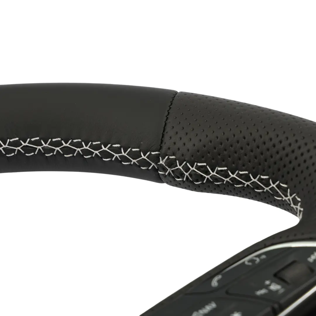 Audi A4 B9 A5 F5 Steering Wheel S-Line NEW Black Leather Paddles - SKU 8W0419091CS-1 - Part number 8W0419091CS