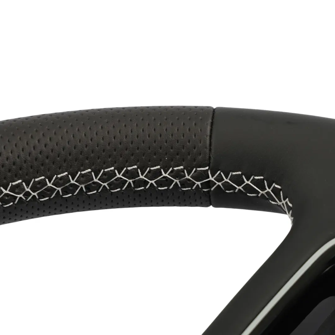 Audi A4 B9 A5 F5 Volante S-Line NUOVO Paddle In Pelle Nera - SKU 8W0419091CS-1 - Numero di parte 8W0419091CS