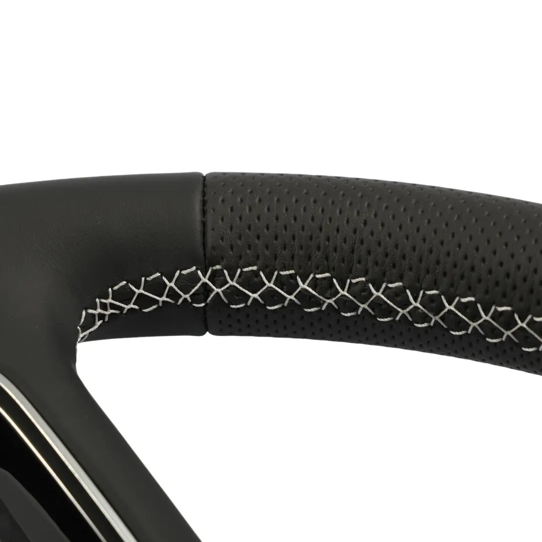 Steering Wheel S-Line NEW Black Leather Paddles to Audi A4 B9 A5 F5 with Part number 8W0419091CS Audi A4 B9 A5 F5 Steering Wheel S-Line NEW Black Leather Paddles - SKU 8W0419091CS-1 - Part number 8W0419091CS