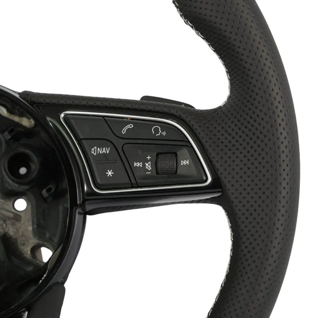 Lenkrad S-Line NEU Schwarz Leder Schaltwippen für Audi A4 B9 A5 F5 mit Teilenummer 8W0419091CS Audi A4 B9 A5 F5 Lenkrad S-Line NEU Schwarz Leder Schaltwippen - SKU 8W0419091CS-1 - Teilenummer 8W0419091CS
