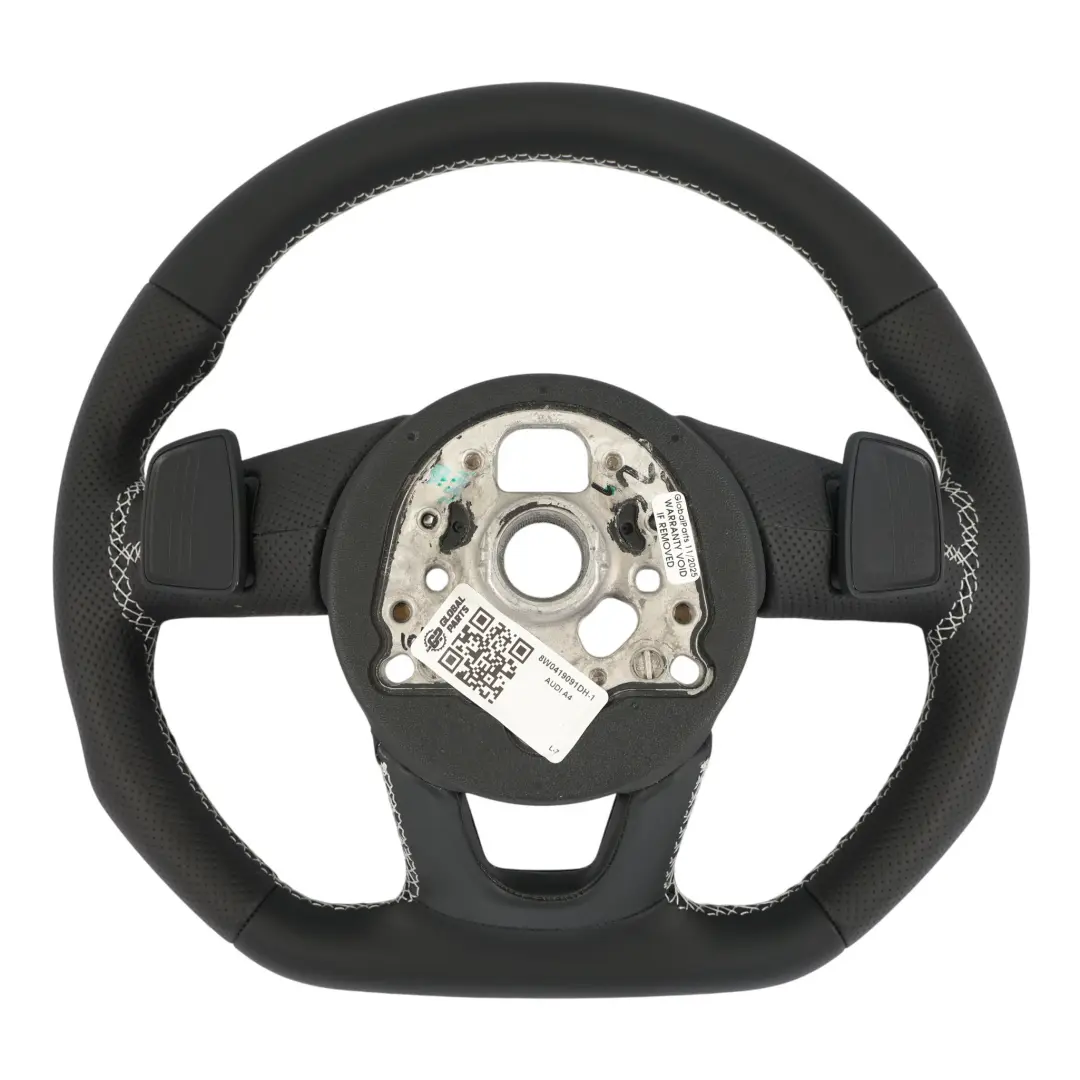 Volant S-Line NEUF Cuir Noir Fond Plat pour Audi A4 B9 A5 F5 à propos du numéro de pièce 8W0419091DH Audi A4 B9 A5 F5 Volant S-Line NEUF Cuir Noir Fond Plat - SKU 8W0419091DH-1 - Numéro de pièce 8W0419091DH