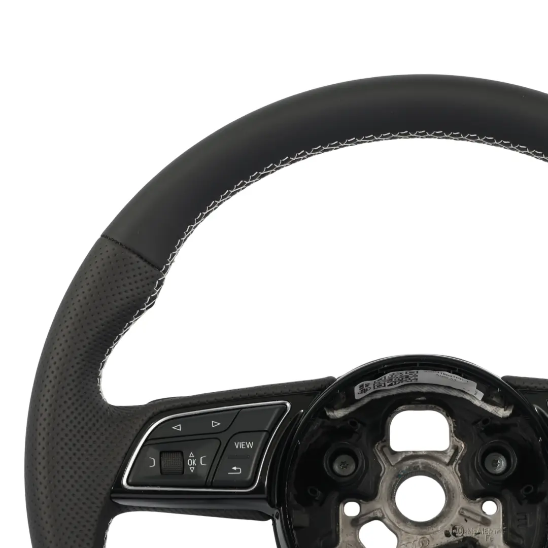 Volant S-Line NEUF Cuir Noir Fond Plat pour Audi A4 B9 A5 F5 à propos du numéro de pièce 8W0419091DH Audi A4 B9 A5 F5 Volant S-Line NEUF Cuir Noir Fond Plat - SKU 8W0419091DH-1 - Numéro de pièce 8W0419091DH