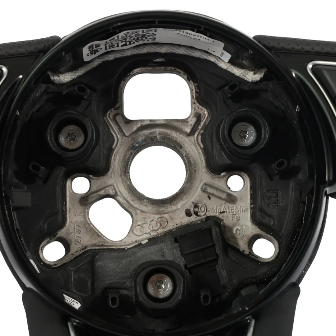 NUEVO Cuero Negro Fondo Plano para Audi A4 B9 A5 F5 Volante S-Line con número de pieza 8W0419091DH Audi A4 B9 A5 F5 Volante S-Line NUEVO Cuero Negro Fondo Plano - SKU 8W0419091DH-1 - Número de pieza 8W0419091DH