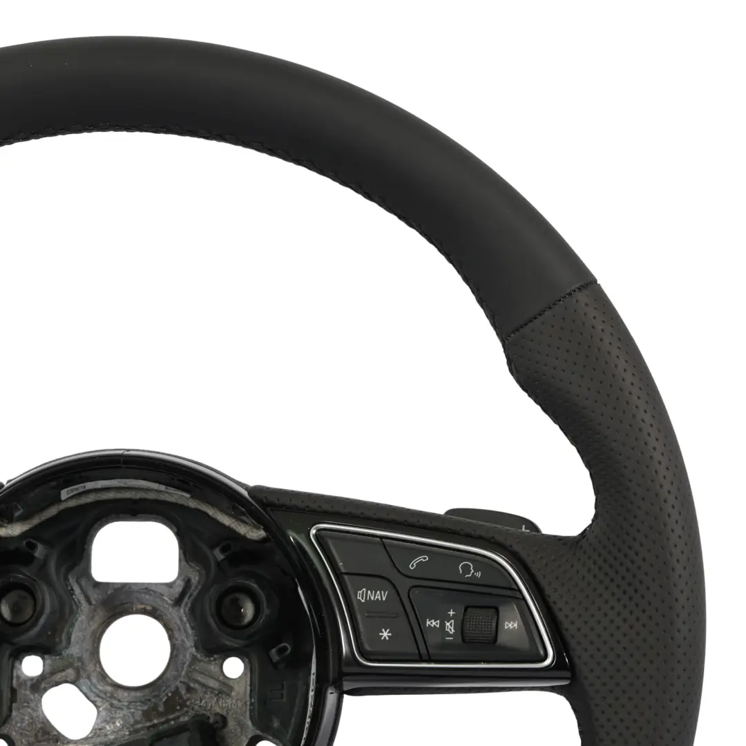 Audi A4 B9 A5 F5 Steering Wheel S-Line NEW Leather Paddle Shift - SKU 8W0419091DH-2 - Part number 8W0419091DH