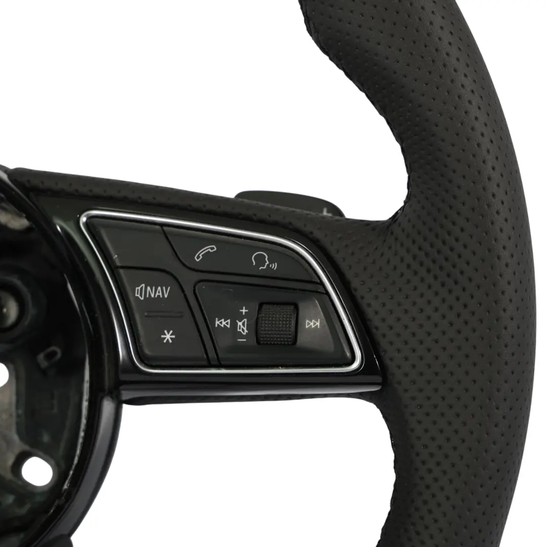 Steering Wheel S-Line NEW Leather Paddle Shift to Audi A4 B9 A5 F5 with Part number 8W0419091DH Audi A4 B9 A5 F5 Steering Wheel S-Line NEW Leather Paddle Shift - SKU 8W0419091DH-2 - Part number 8W0419091DH