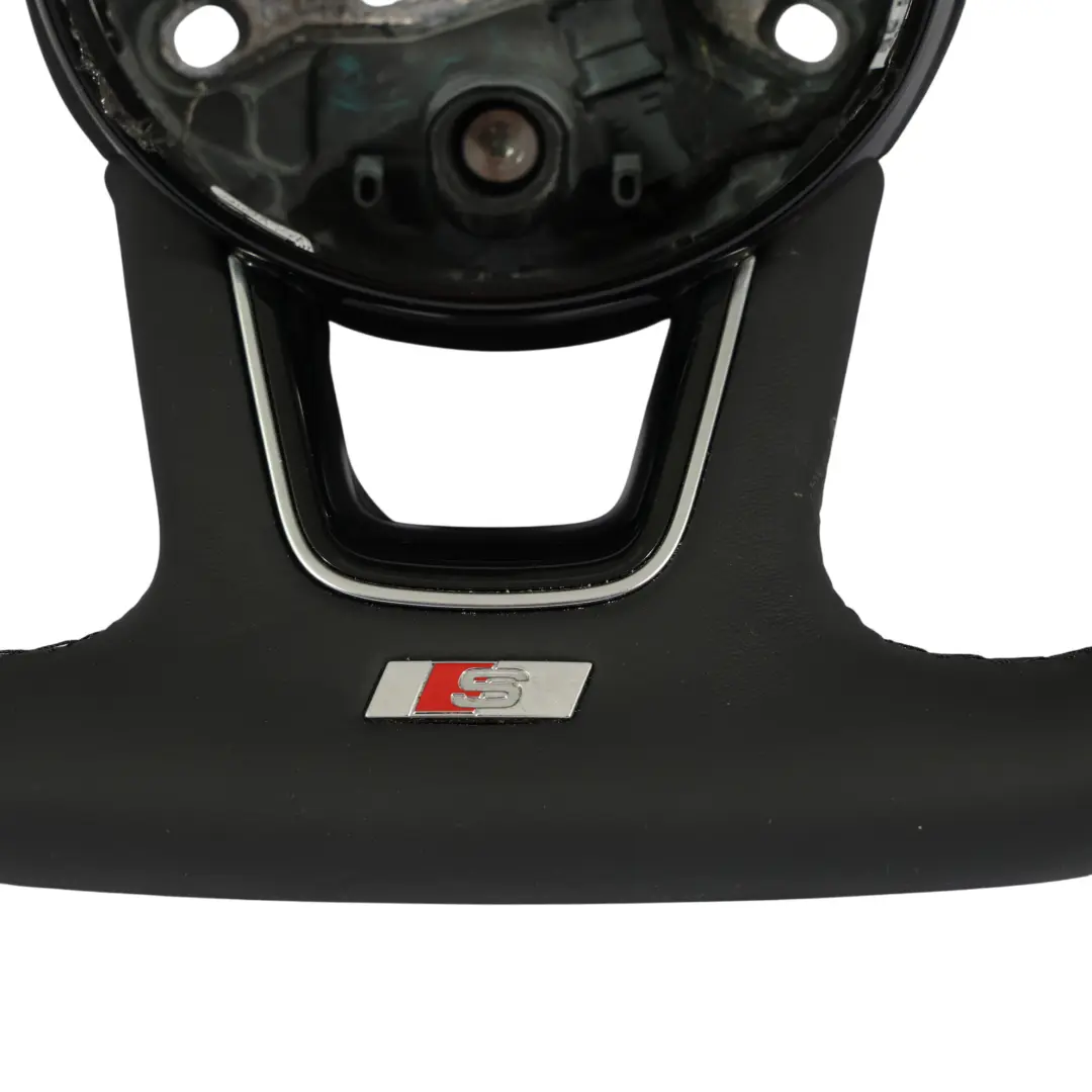 Kierownica S-Line NOWA Czarna Skóra Ścięta do Audi A4 B9 A5 F5 o numerze 8W0419091DH Audi A4 B9 A5 F5 Kierownica S-Line NOWA Czarna Skóra Ścięta - SKU 8W0419091DH-2 - Numer Części 8W0419091DH
