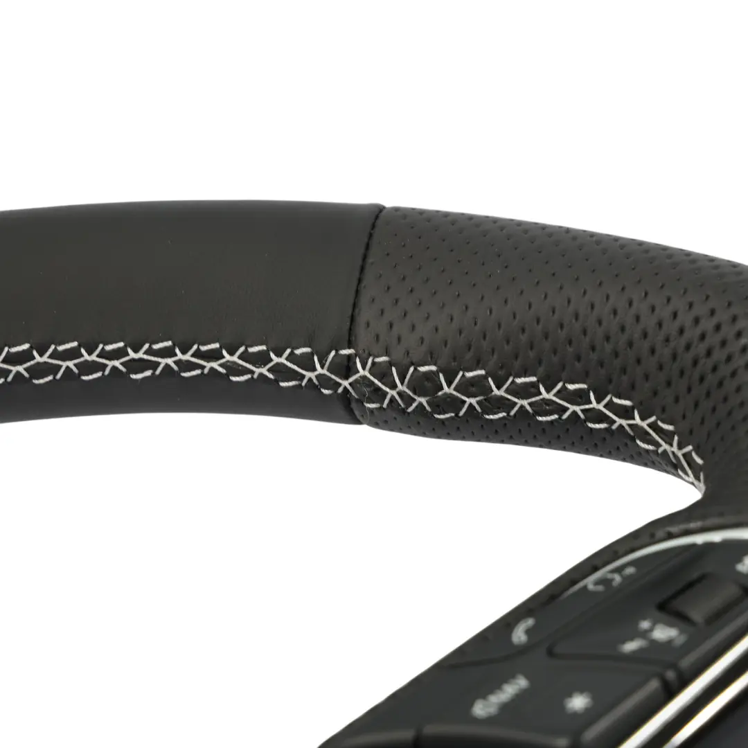 Audi A4 S4 B9 A5 S5 F5 Volante NUEVO Cuero Negro Fondo Plano - SKU 8W0419091DJ-1 - Número de pieza 8W0419091DJ