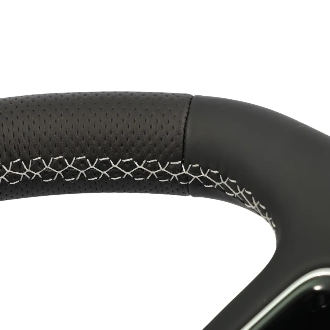 Steering Wheel NEW Black Leather Flat Bottom to Audi A4 S4 B9 A5 S5 F5 with Part number 8W0419091DJ Audi A4 S4 B9 A5 S5 F5 Steering Wheel NEW Black Leather Flat Bottom - SKU 8W0419091DJ-1 - Part number 8W0419091DJ