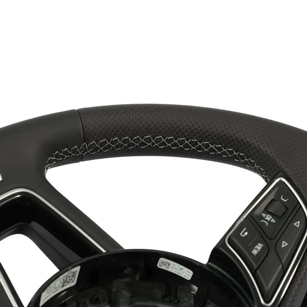Audi A4 B9 A5 F5 Volante S-Line NUOVO In Pelle Nera Cambio al Volante - SKU 8W0419091P-1 - Numero di parte 8W0419091P