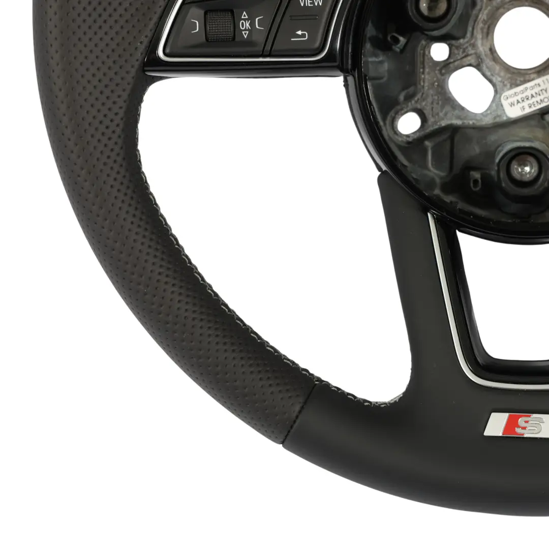 Audi A4 B9 A5 F5 Volant S-Line NEUF Cuir Noir Palettes Changement - SKU 8W0419091P-1 - Numéro de pièce 8W0419091P
