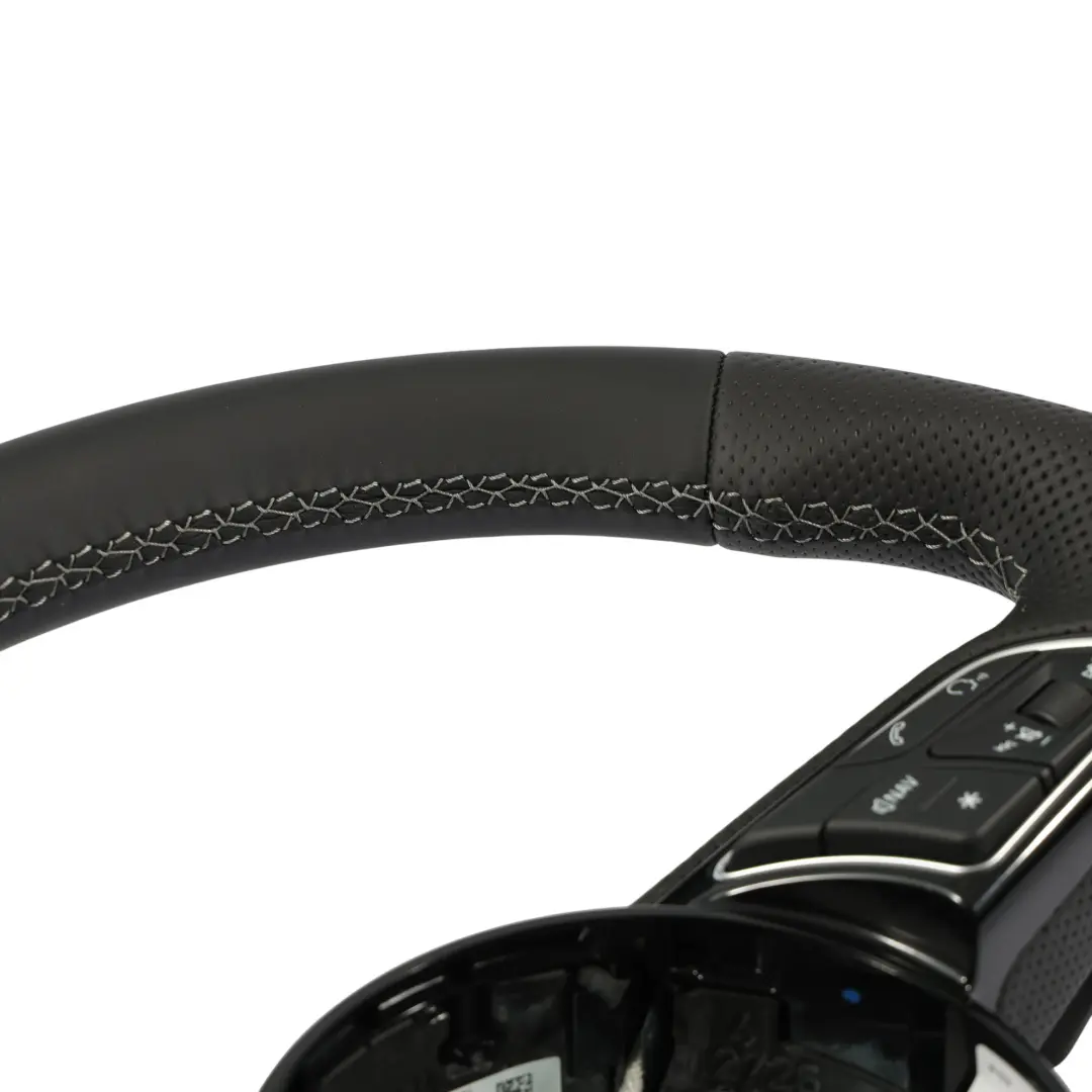 Audi A4 B9 A5 F5 Volante S-Line NUOVO In Pelle Nera Cambio al Volante - SKU 8W0419091P-1 - Numero di parte 8W0419091P