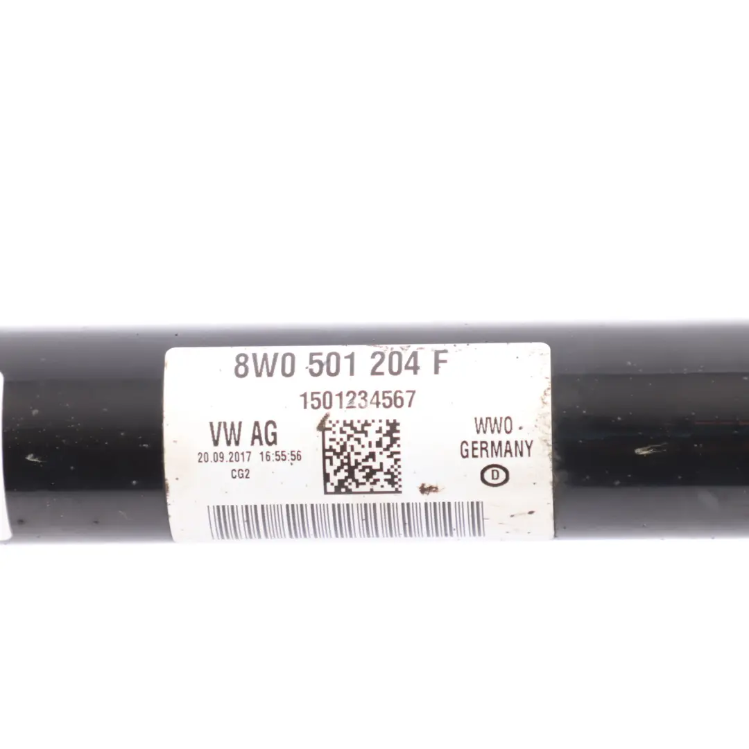 Audi A4 B9 A5 F5 Driveshaft Drive Shaft Rear Right O/S - SKU 8W0501204F - Part number 8W0501204F